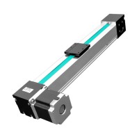 1500mm stroke cnc linear motion guide belt drive system single axis robotic arm