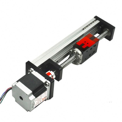 Paypal Accept 200mm stroke Cnc Motorized Linear Slide Guide Rail Integrated Stepper Servo Motor Horizontal Vertical Usage