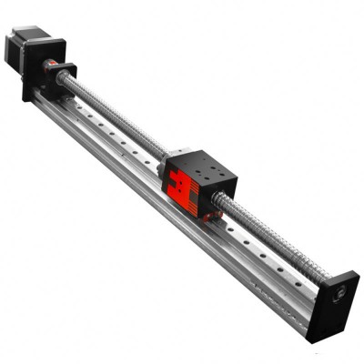 1000mm stroke rail actuator G1610 ball screw motorized linear motion guide